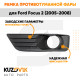 Рамка противотуманной фары левая Ford Focus 2 (2005-2008) KUZOVIK