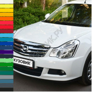 Бампер передний в цвет кузова Nissan Almera G15 (2012-2018)